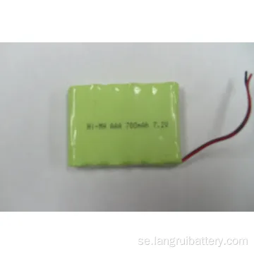 NIMH AAA 7.2V uppladdningsbara batterispackningar